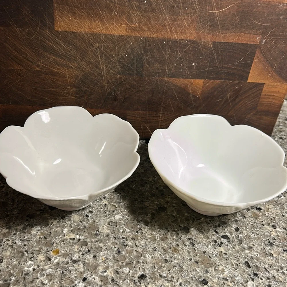 Pier 1 vintage lotus bowls - 2 total